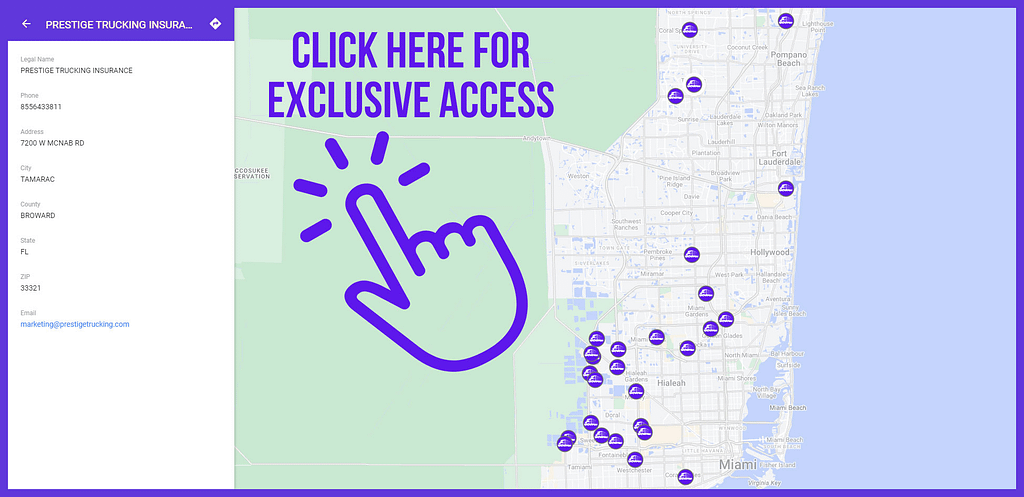 Exclusive access to our interactive carrier map with membership.